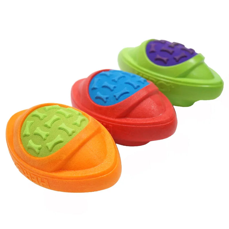 CAITEC Dog Football Toy Squeaky Floatable For Outdoors