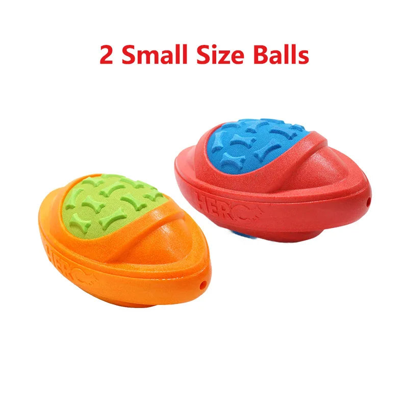 CAITEC Dog Football Toy Squeaky Floatable For Outdoors