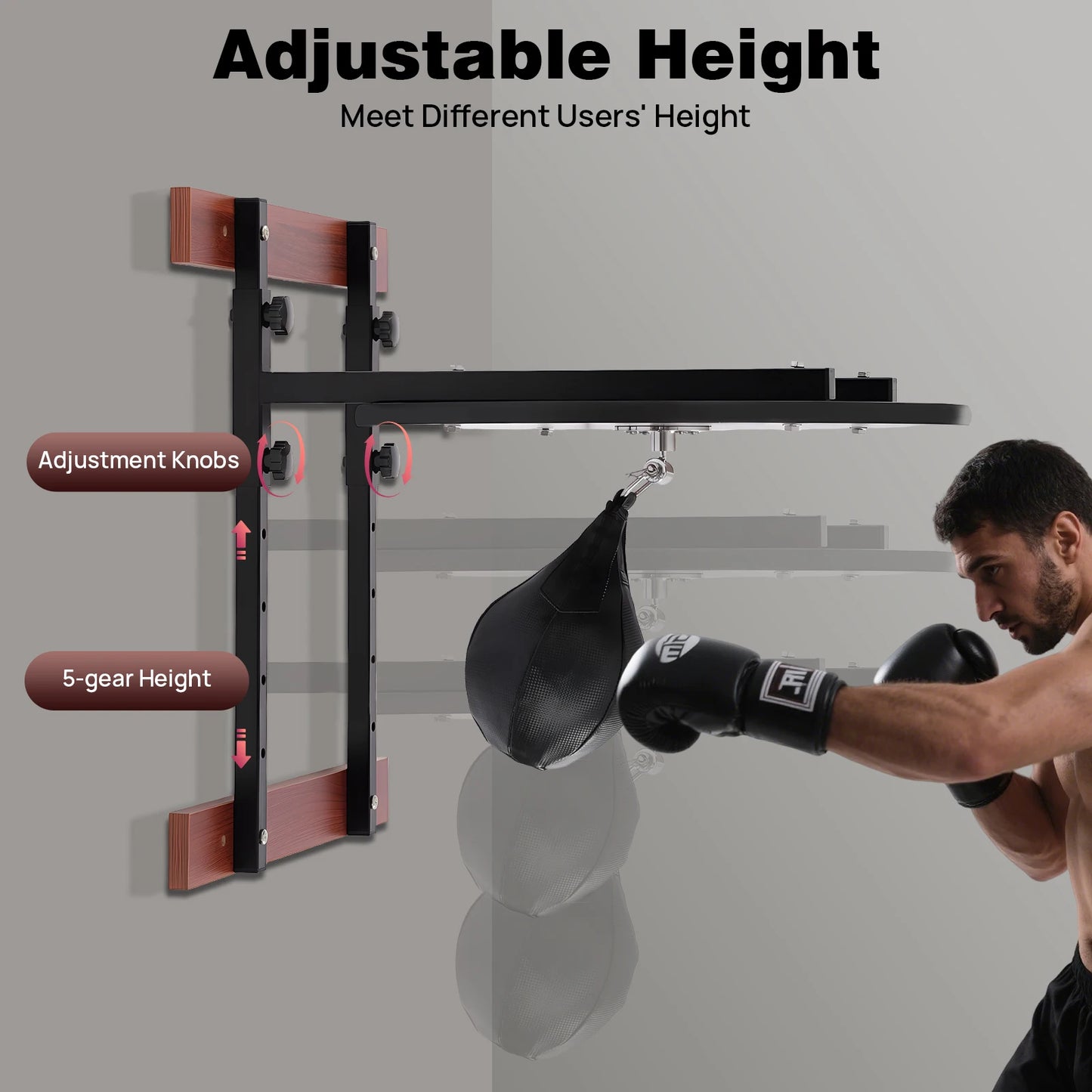Hign-concerned Heavy Duty Adjustable Speed Bag Platform Kit