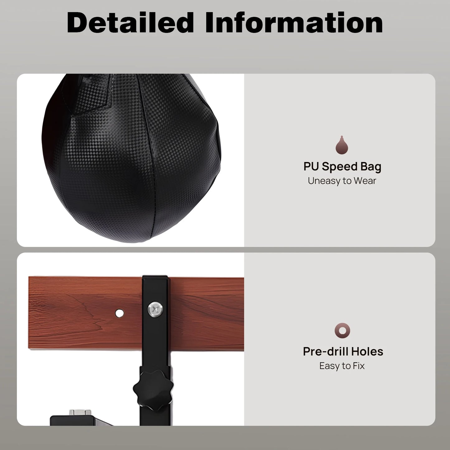 Hign-concerned Heavy Duty Adjustable Speed Bag Platform Kit