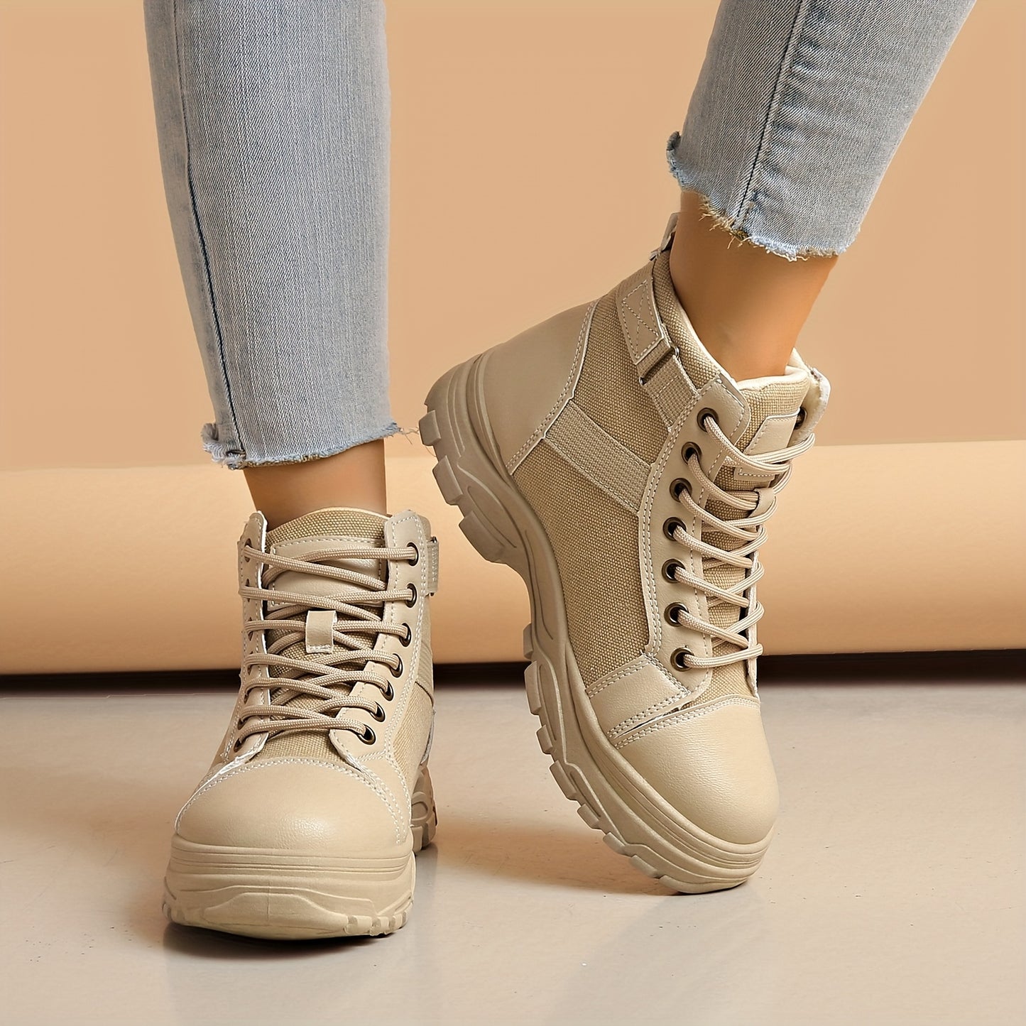 Whiskers Breathable Sneakers Womens Lace Up High Top Casual