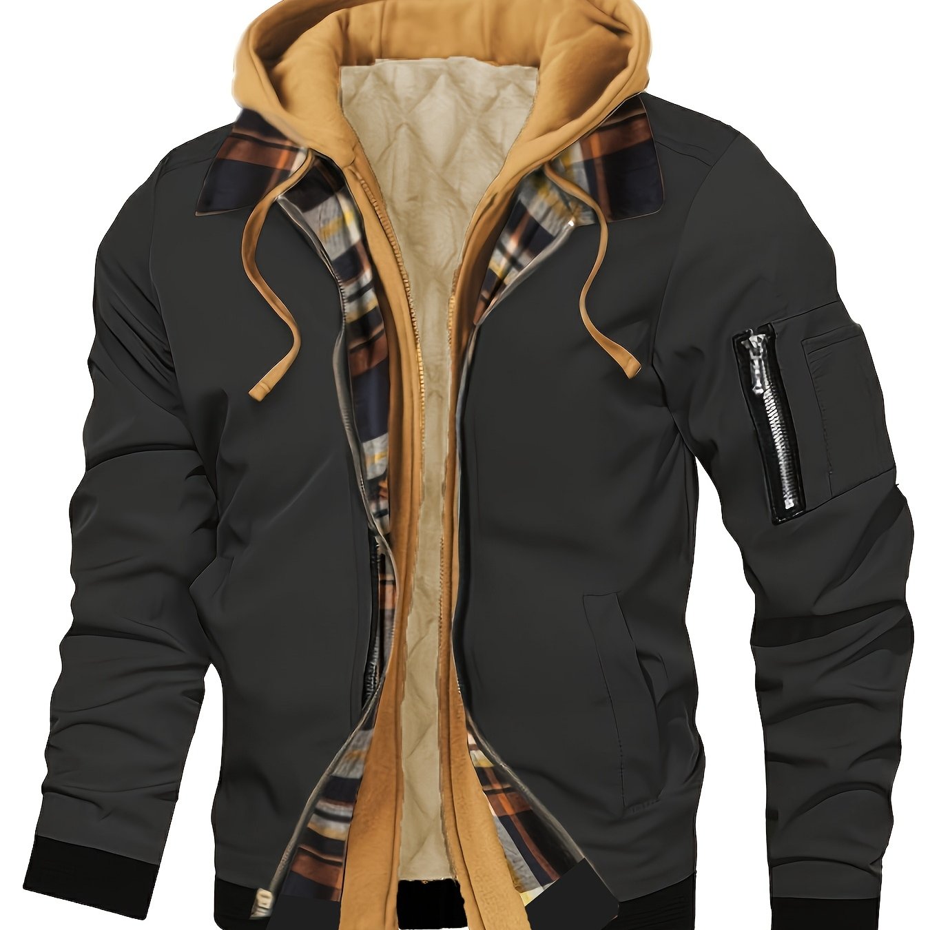 Active Slim Fit Hooded Jacket by Whiskers Workouts Wears
