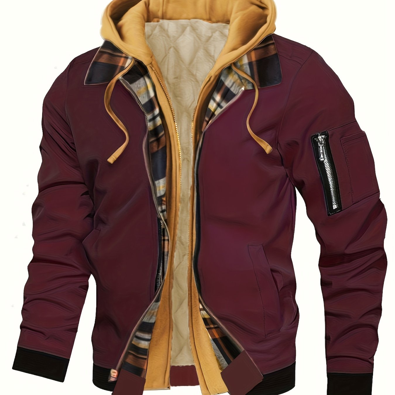 Active Slim Fit Hooded Jacket by Whiskers Workouts Wears