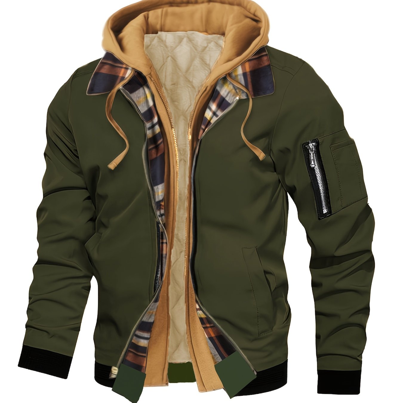 Active Slim Fit Hooded Jacket by Whiskers Workouts Wears