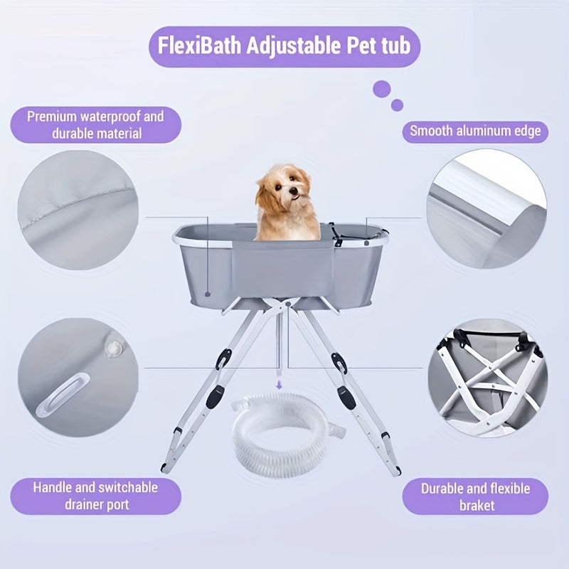Portable Dog Bathtub By Pet Shower Station