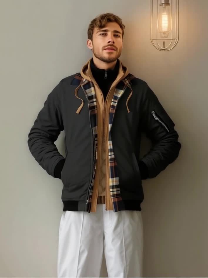 Active Slim Fit Hooded Jacket by Whiskers Workouts Wears
