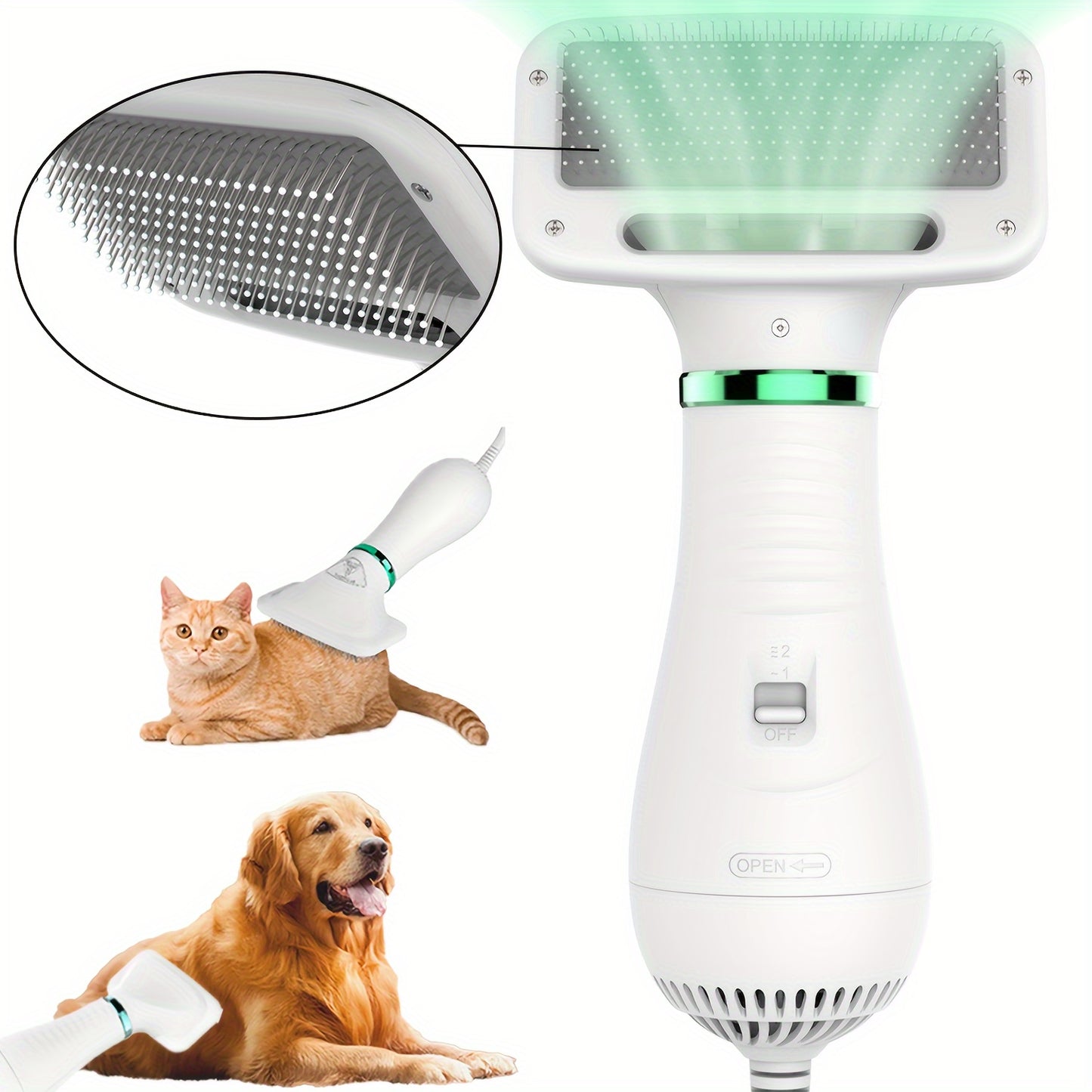 LIVEKEY Pet Grooming Dryer With Adjustable Temperature