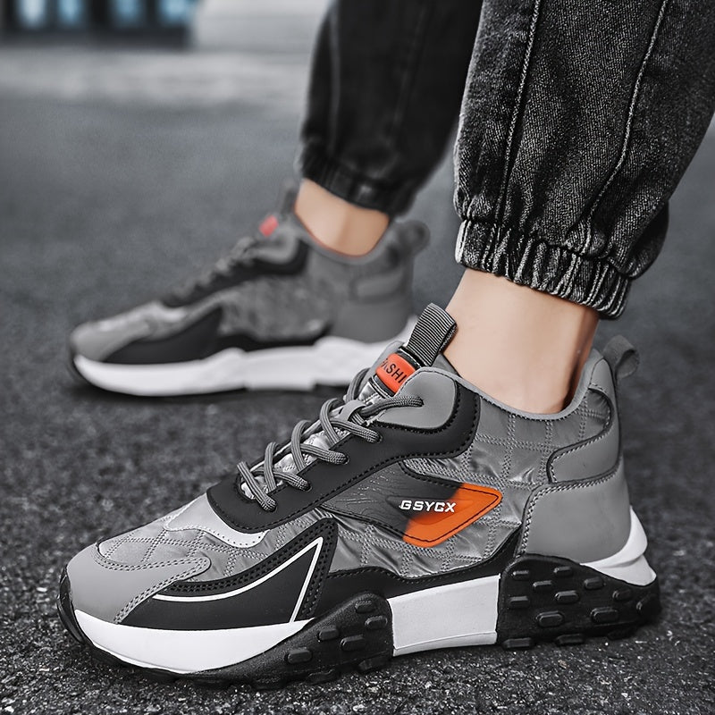 Men's Color Blocking Lace Up Shoes by Brand