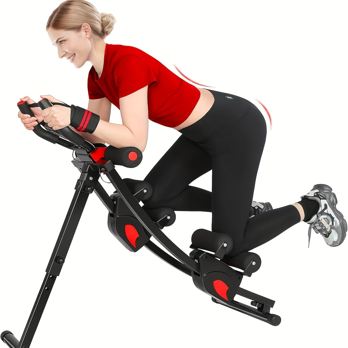 AOWOS Adjustable Abdominal Trainer with LCD Display