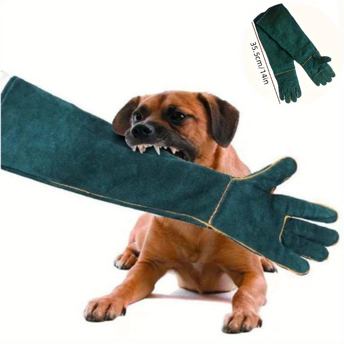 Pet Grooming Gloves Bite Scratch Resistant For Dogs Cats