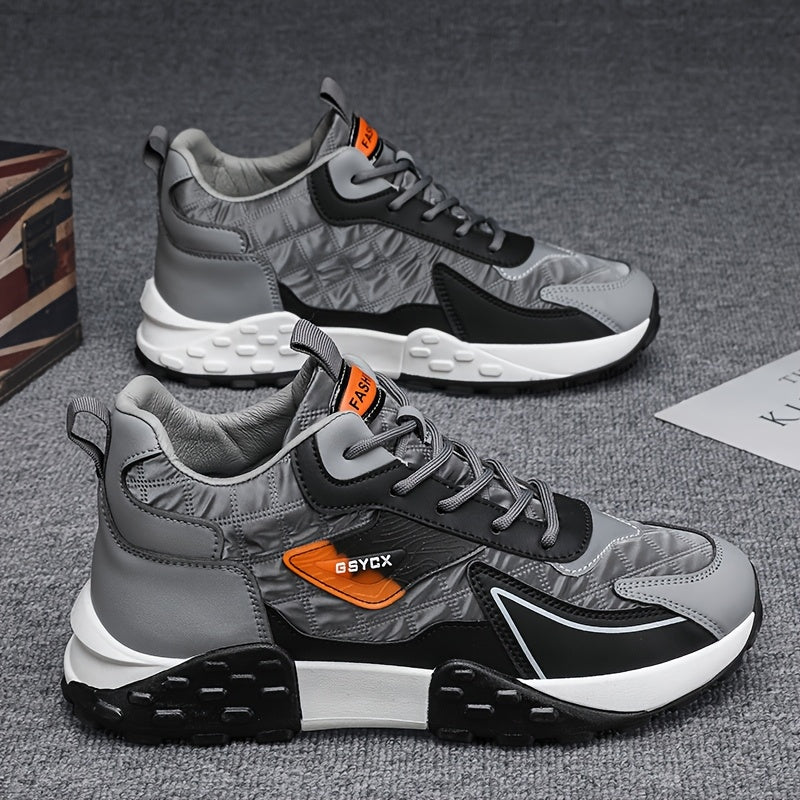 Men's Color Blocking Lace Up Shoes by Brand