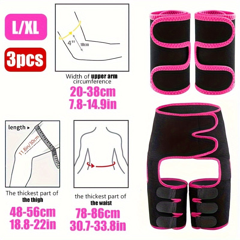 4-in-1 Neoprene Trainer Sweat Belt for Fitness
