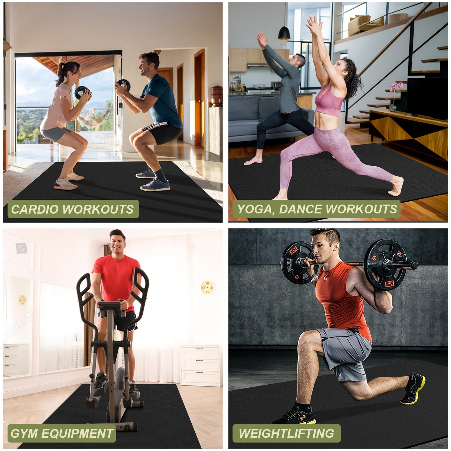 Whiskers Workouts High Quality Fitness Mat