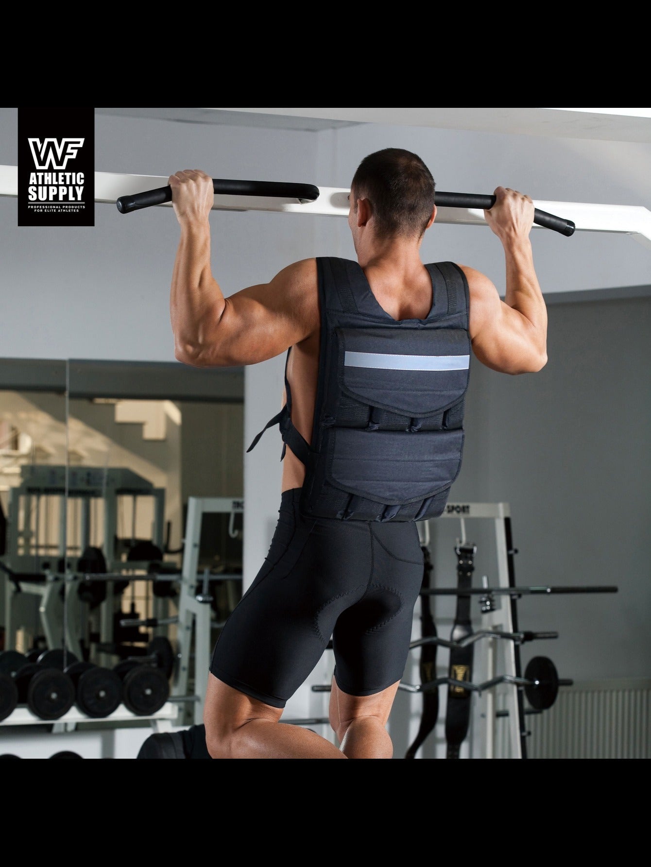 CapHaus Adjustable Weighted Vest for Strength Training and Running