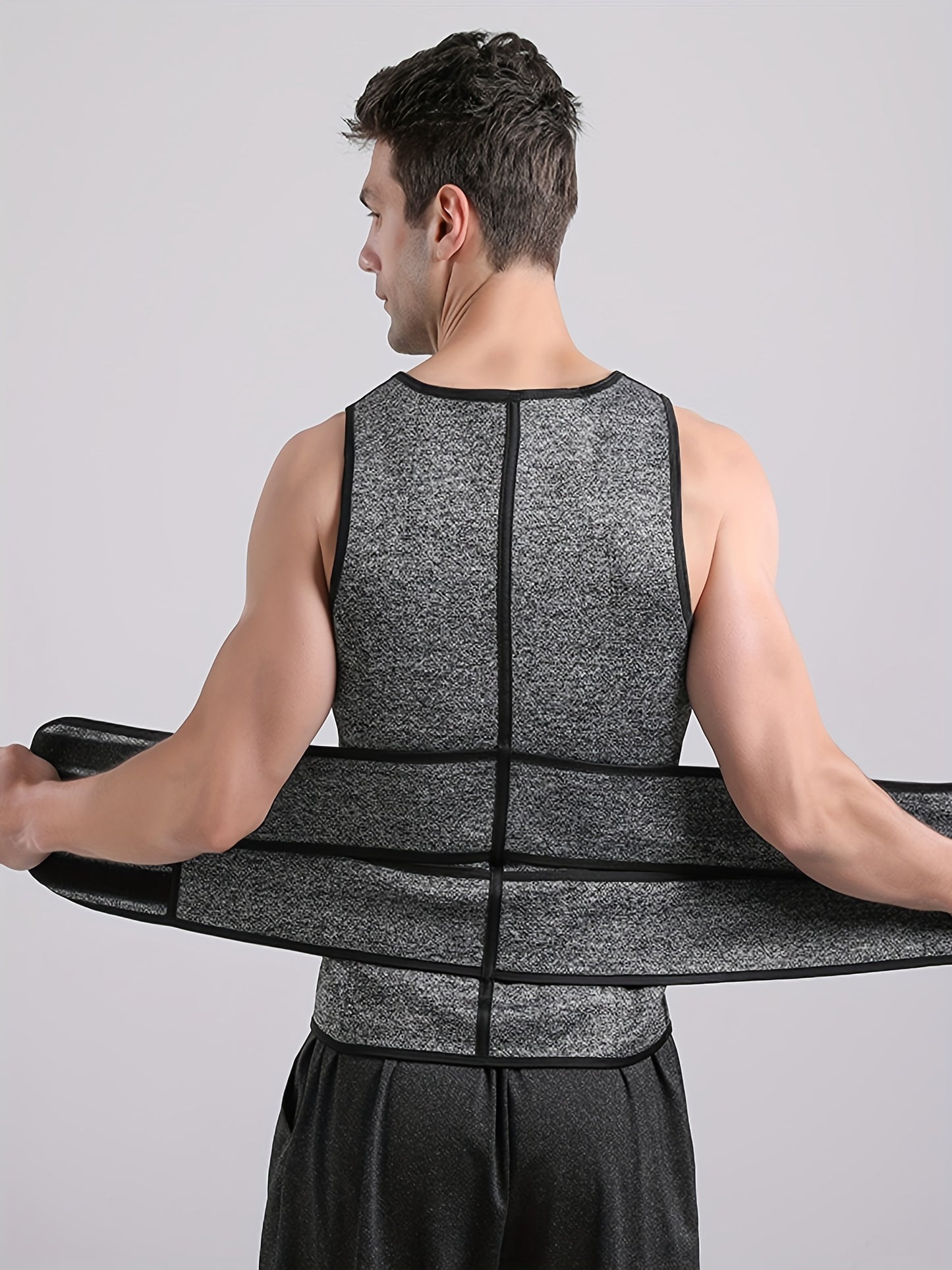 Men's Compression Sauna Vest and Waist Trainer by Brand