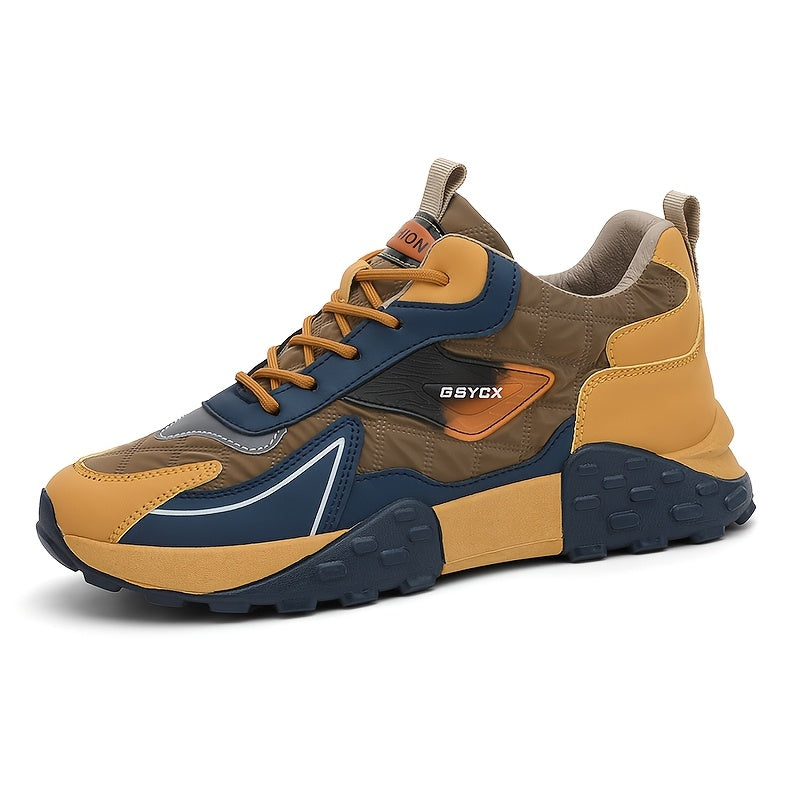 Men's Color Blocking Lace Up Shoes by Brand