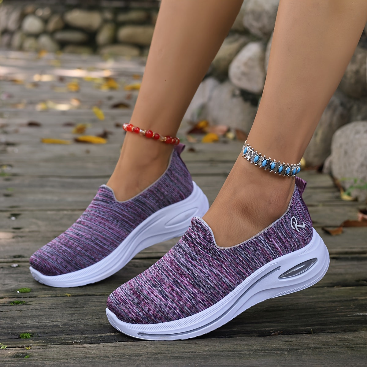 Whiskers, Workouts & Wears Breathable Slip On Sneakers