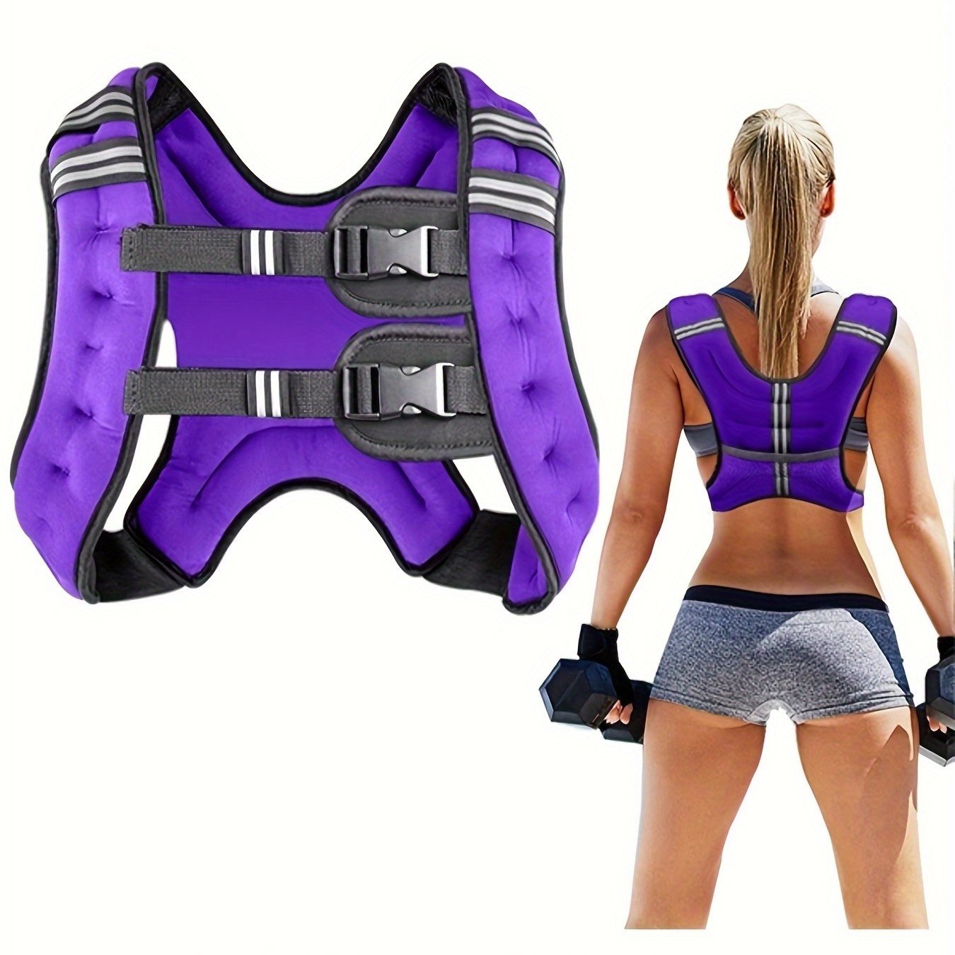 Prodigen Heavy Duty Gym Weighted Vest for Training