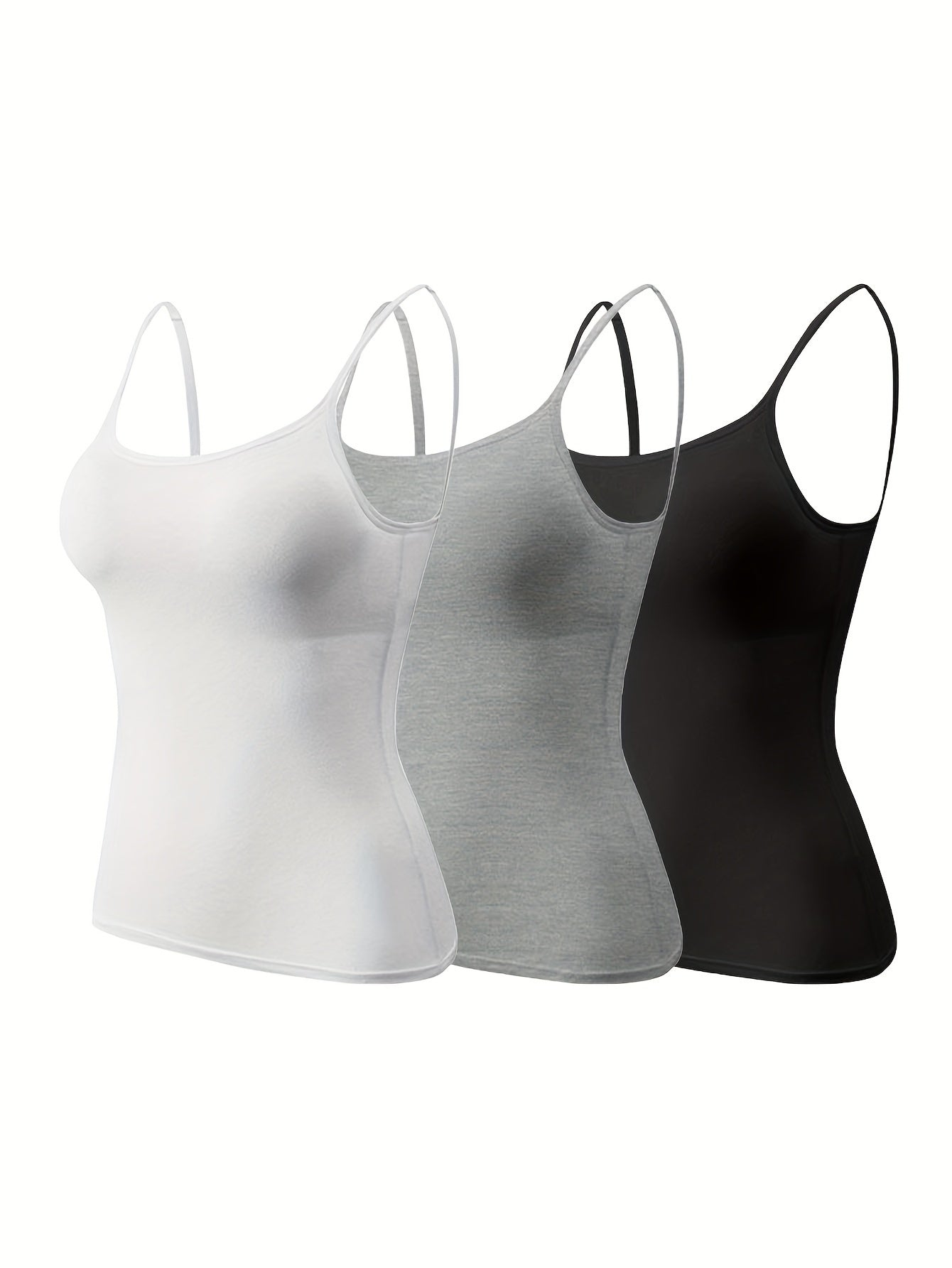 Women's Camisole Tank Tops by Brand Name 3pcs Pack