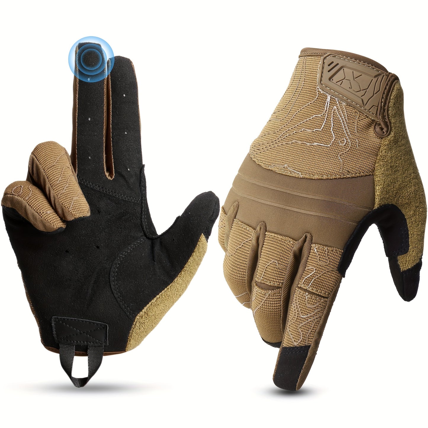 GUMAO Full-Finger Touchscreen Gloves Lightweight Closure
