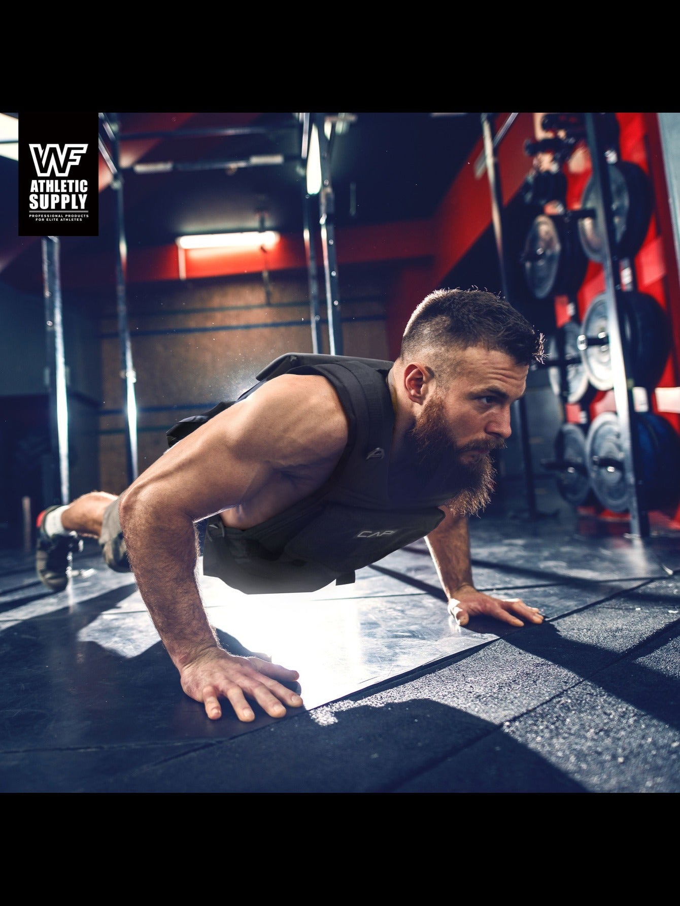 CapHaus Adjustable Weighted Vest for Strength Training and Running