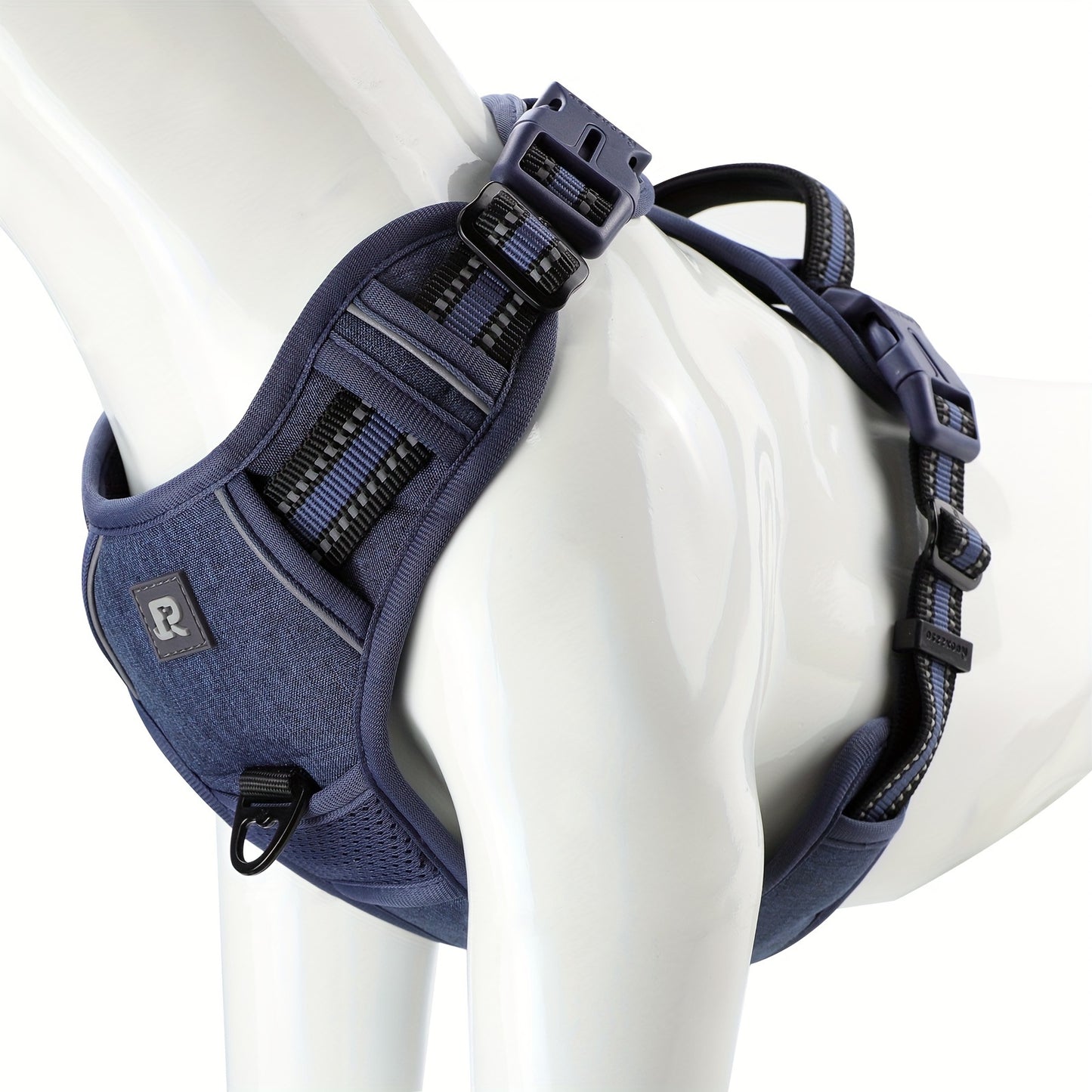 Adjustable Reflective Oxford Dog Harness by Brand