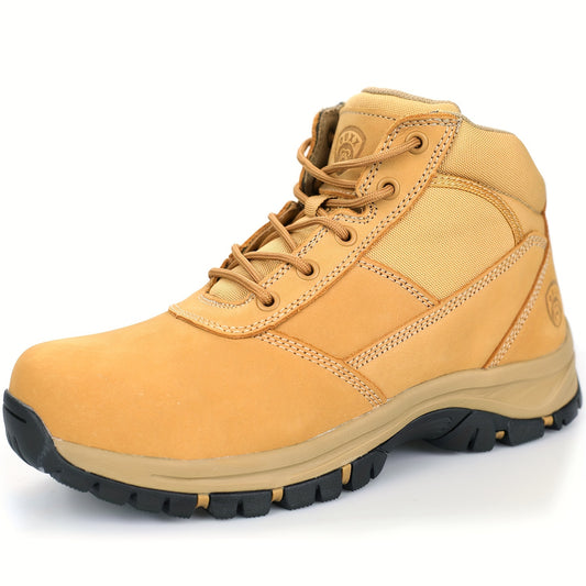 Whiskers Workouts And Wears Steel Toe Mens Mid Top Boots