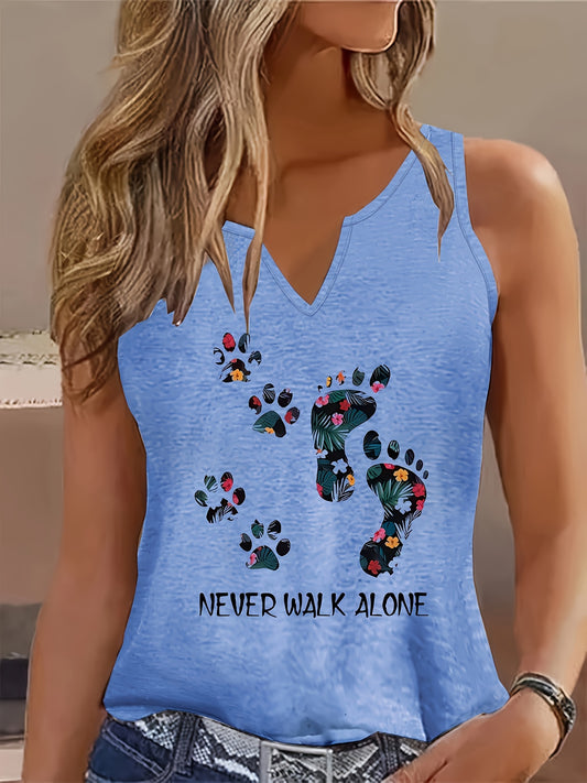 Women's Casual V-Neck Tank Top by Manufacturer Brand