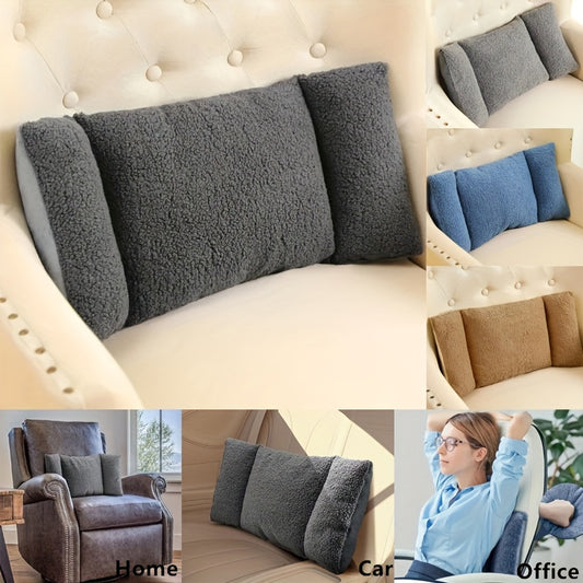 3-Section Adjustable Lumbar Pillow For Back And Neck Support