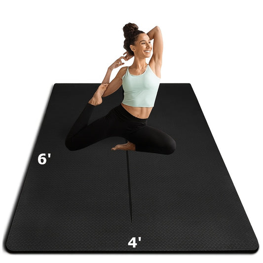 Large Home Exercise Mat by TPE for Yoga Pilates