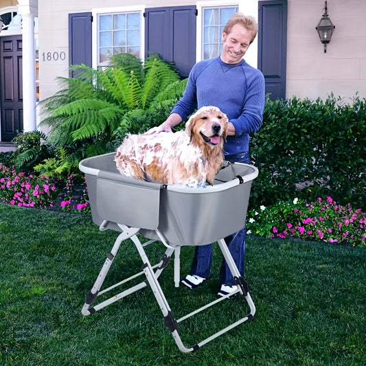 Portable Dog Bathtub By Pet Shower Station