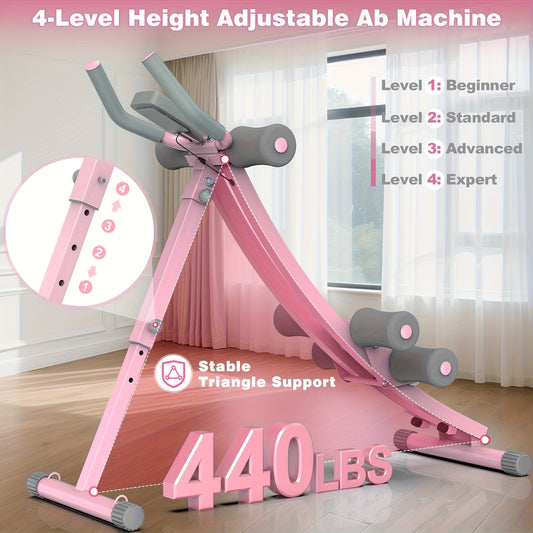 AOWOS Adjustable Abdominal Trainer with LCD Display