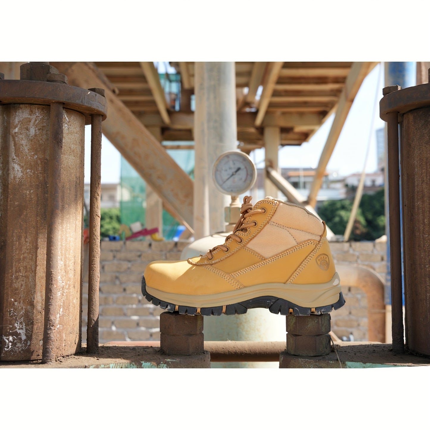 Whiskers Workouts And Wears Steel Toe Mens Mid Top Boots