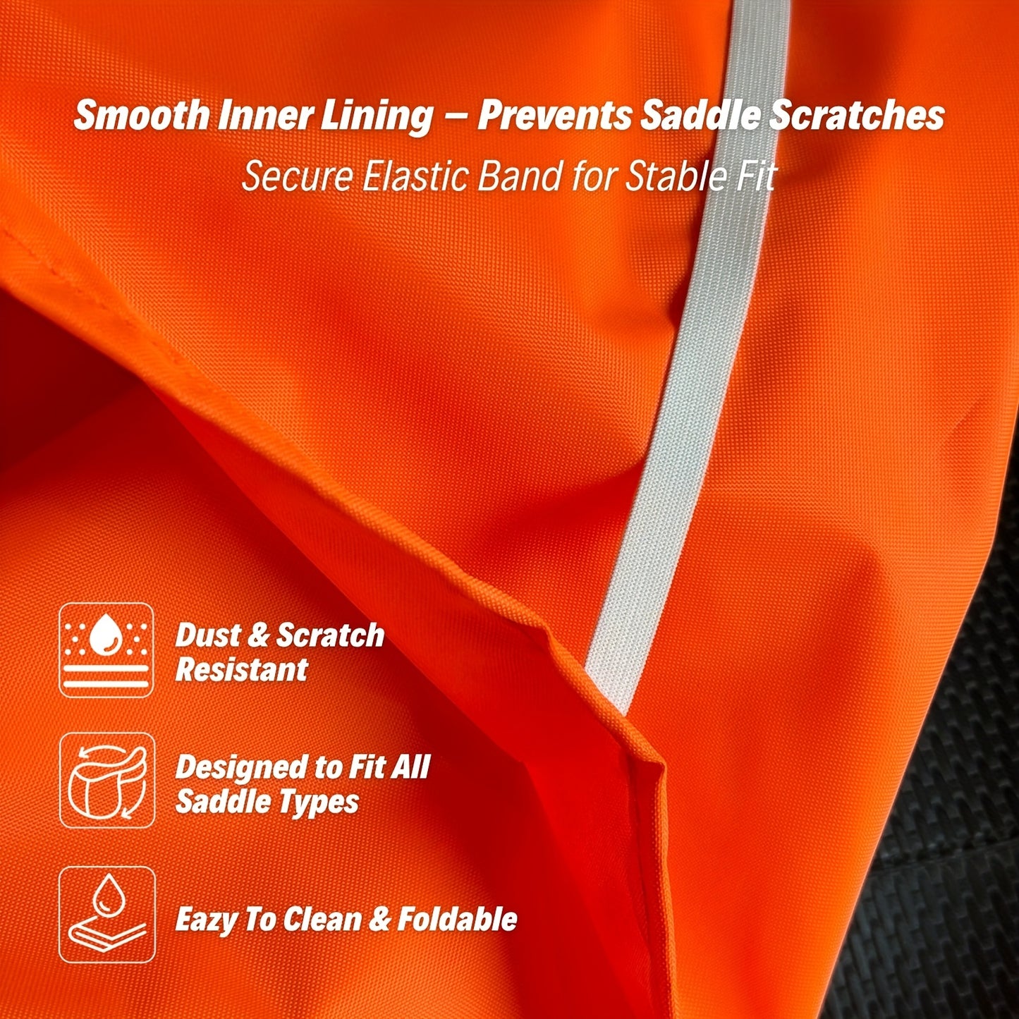 Barn And Stable Waterproof Saddle Cover 420D Six Straps
