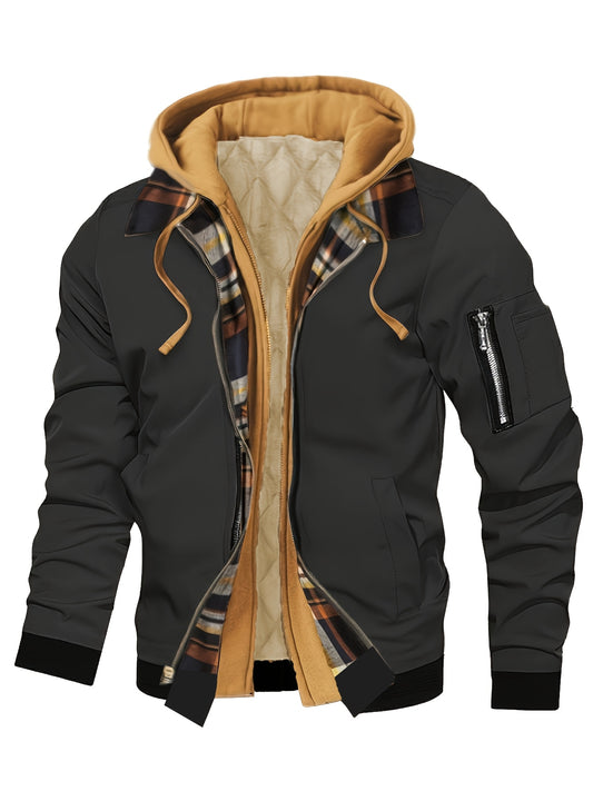 Active Slim Fit Hooded Jacket by Whiskers Workouts Wears