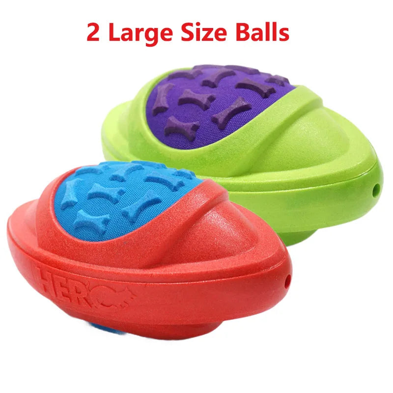 CAITEC Dog Football Toy Squeaky Floatable For Outdoors