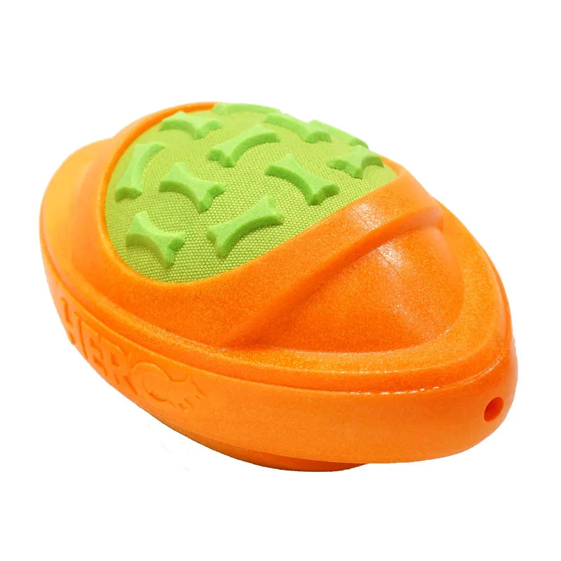 CAITEC Dog Football Toy Squeaky Floatable For Outdoors