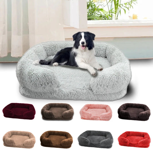 Jiangsu Thickened Orthopedic Dog Bed Plush Cover Washable