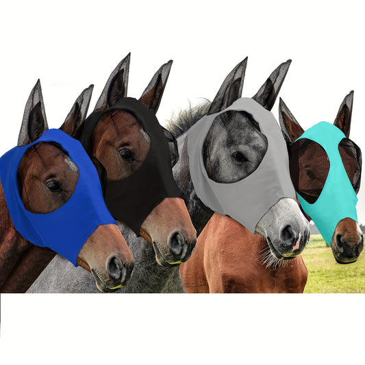 4 Piece Horse Fly Masks with Ears by Brand Name