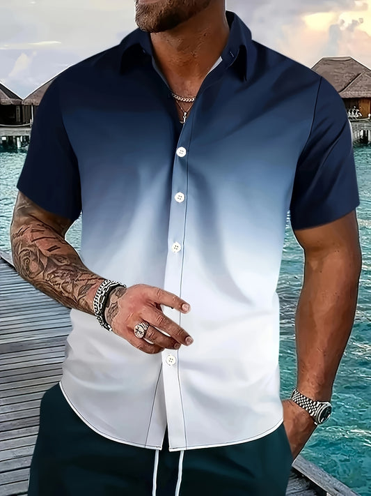 Whiskers Workouts Wears Abstract Print Shirt Casual Men