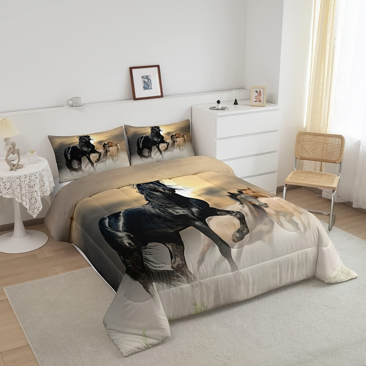 3D Horse Comforter Set by Galloping Horses