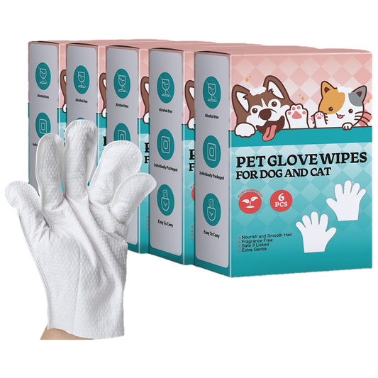 VERASTE Hypoallergenic Pet Glove Wipes For Dogs And Cats