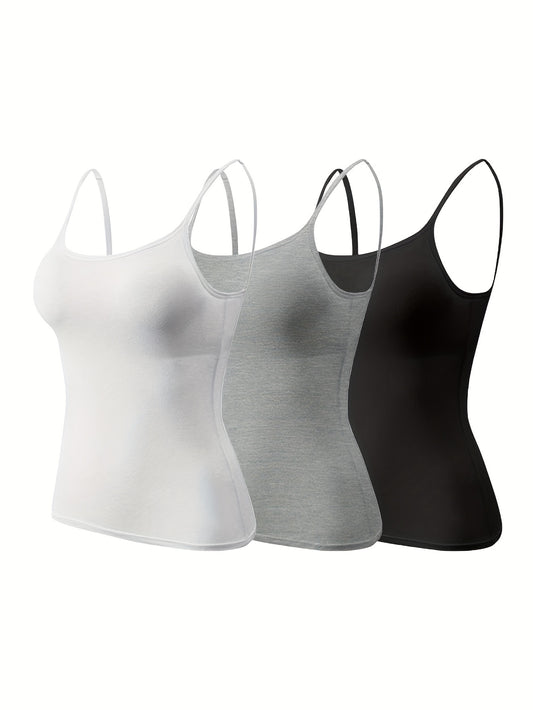 Women's Camisole Tank Tops by Brand Name 3pcs Pack